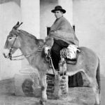 Don Jose Gabriel del Rosario Brochero in sella alla sua celebre mula