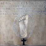 Impronta del piede di Gesù Cristo (vestigium pedis), chiesa di San Tomaso in Terramara, Milano