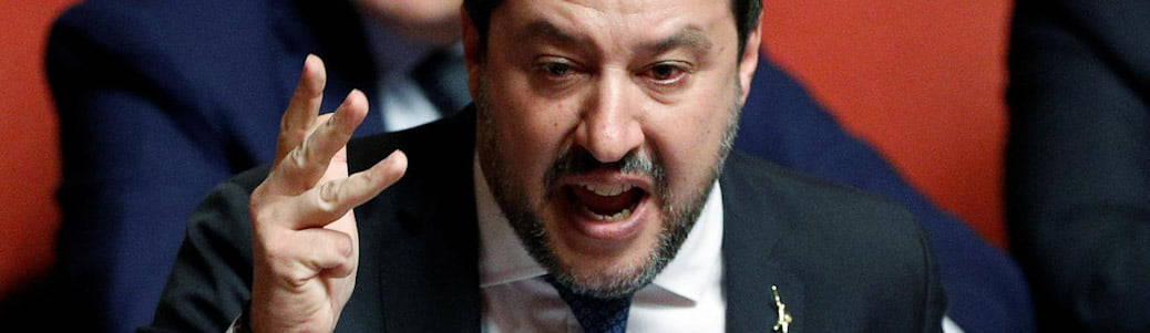 Matteo Salvini, chiudere, coronavirus