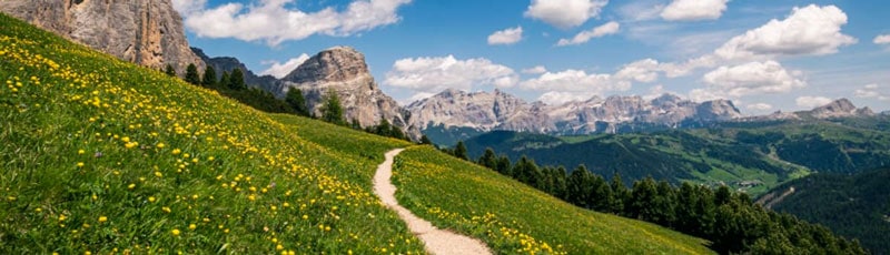 sentiero di montagna, Vangelo
